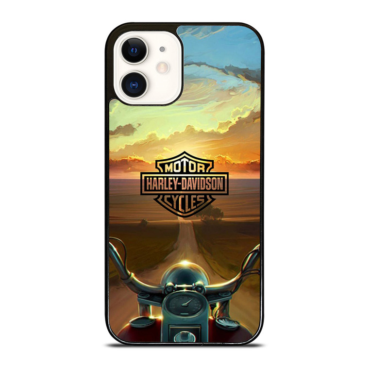 HARLEY DAVIDSON LOGO ART iPhone 12 Case Cover