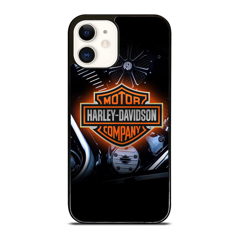 HARLEY DAVIDSON LOGO ENGINE iPhone 12 Case Cover