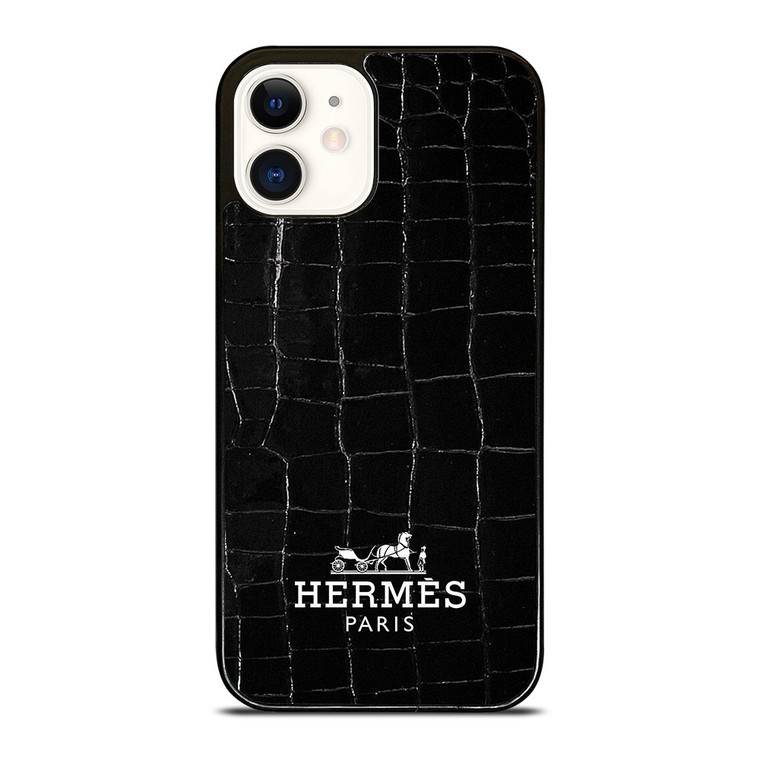 HERMES PARIS CROCODILE iPhone 12 Case Cover