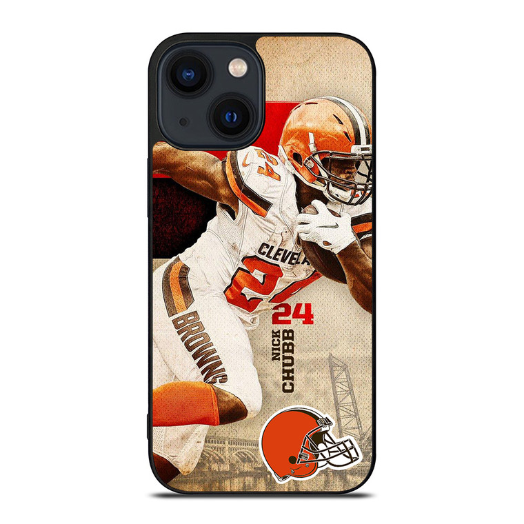 NICK CHUBB CLEVELAND BROWNS NFL  iPhone 14 Plus Case Cover NICK CHUBB CLEVELAND BROWNS NFL  iPhone 14 Plus Case Cover