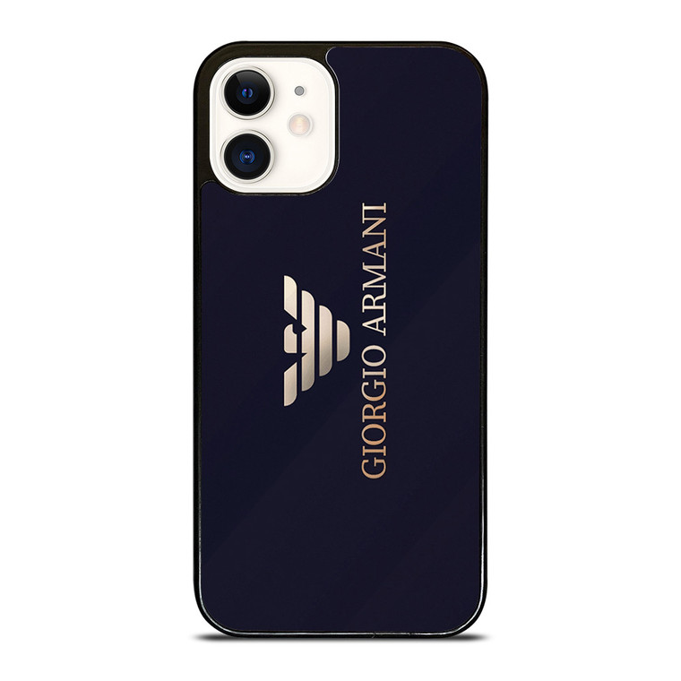 LOGO GIORGIO ARMANI iPhone 12 Case Cover