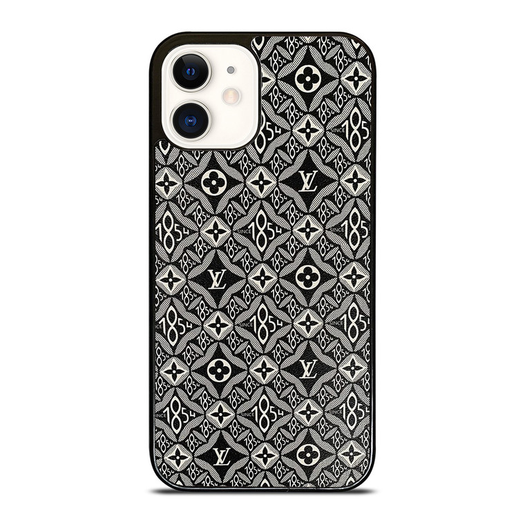 LOUIS VUITTON LOGO LV PATTERN SINCE 1854 iPhone 12 Case Cover