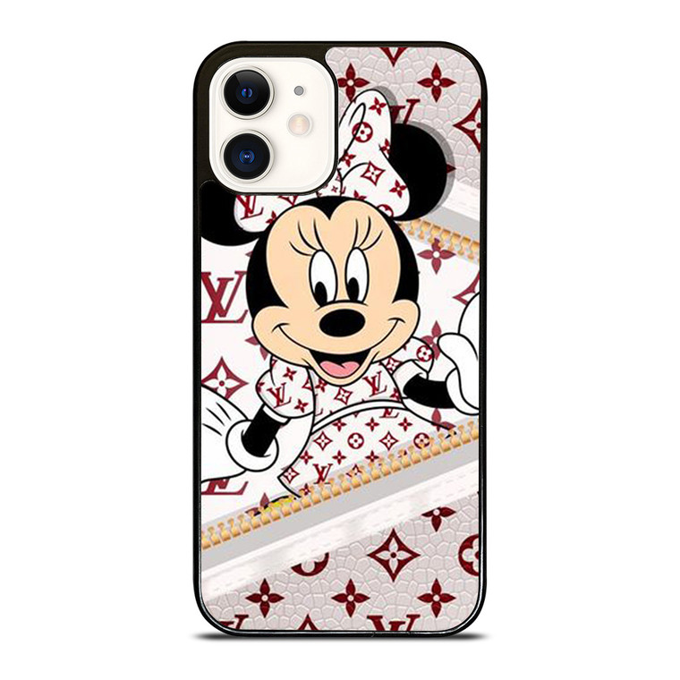 LOUIS VUITTON LV ZIPPER X MINNIE MOUSE DISNEY iPhone 12 Case Cover