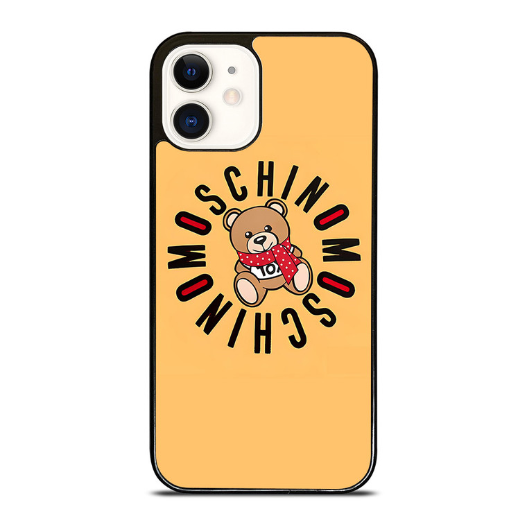 MOSCHINO ICON BEAR iPhone 12 Case Cover