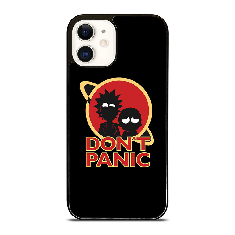 RICK AND MORTY DONT PANIC iPhone 12 Case Cover