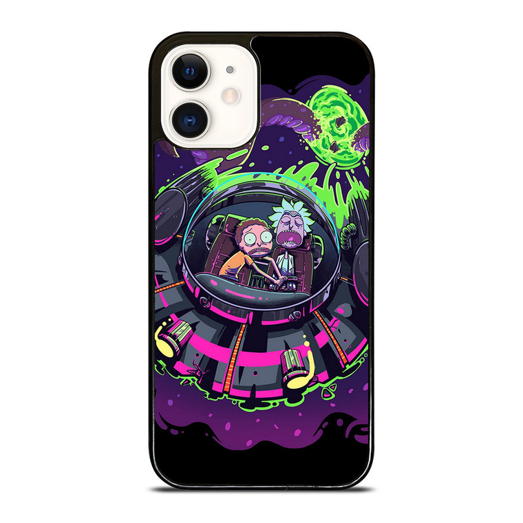 RICK AND MORTY TRIPPY ART iPhone 12 Case Cover