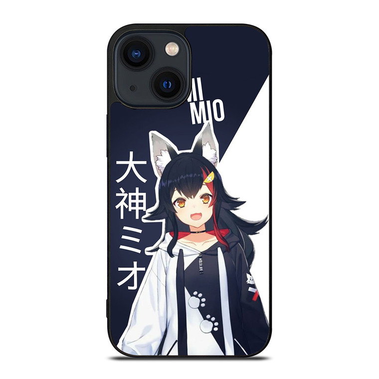 OOKAMI MIO HOLOLIVE  iPhone 14 Plus Case Cover