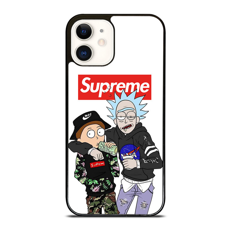 SUPREME RICK AND MORTY iPhone 12 Case Cover