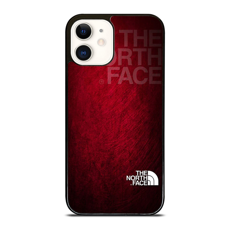 THE NORTH FACE LOGO RED GRUNGE iPhone 12 Case Cover
