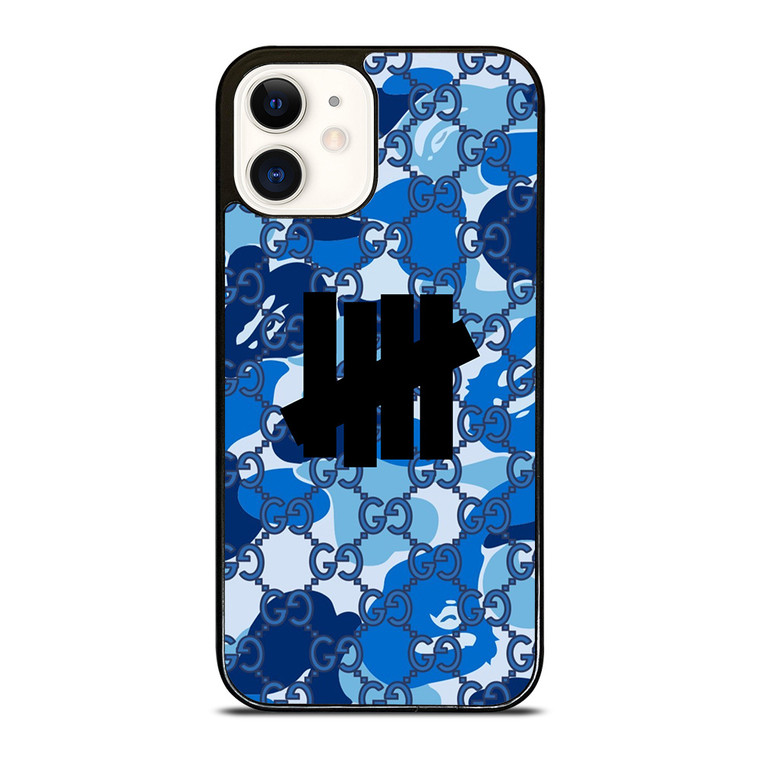 UNDEFEATED X GUCCI X BAPE CAMO iPhone 12 Case Cover UNDEFEATED X GUCCI X BAPE CAMO iPhone 12 Case Cover