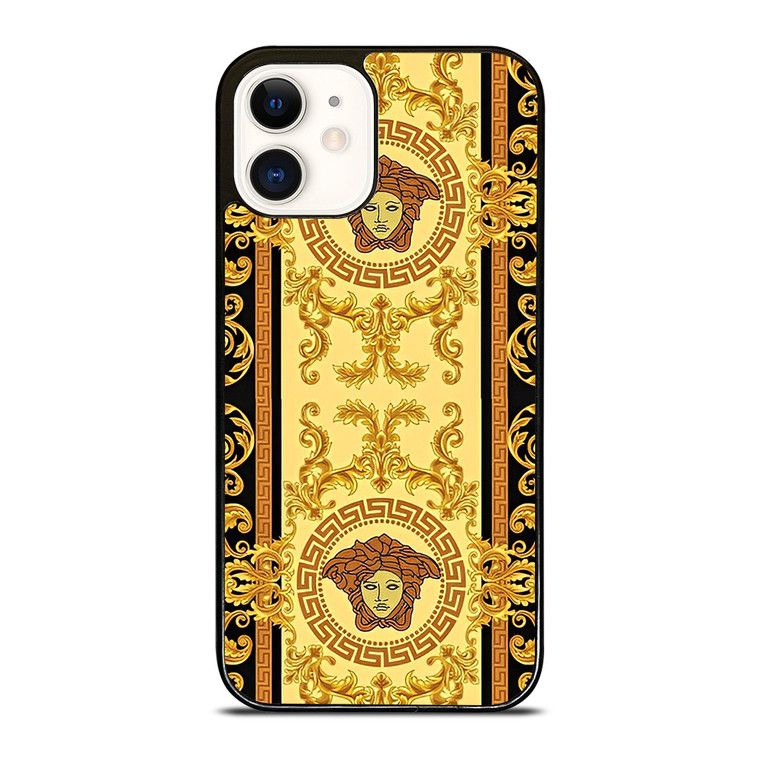 VERSACE MEDUSA GOLD ICON iPhone 12 Case Cover