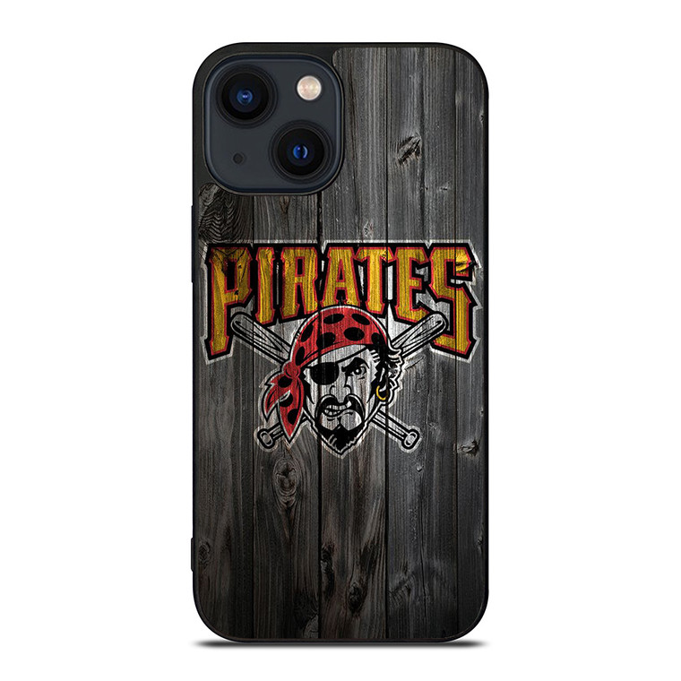 PITTSBURGH PIRATES WOOD LOGO  iPhone 14 Plus Case Cover