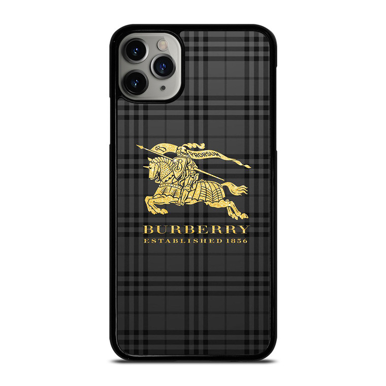 BURBERRY LONDON BLACK PATTERN iPhone 11 Pro Max Case Cover
