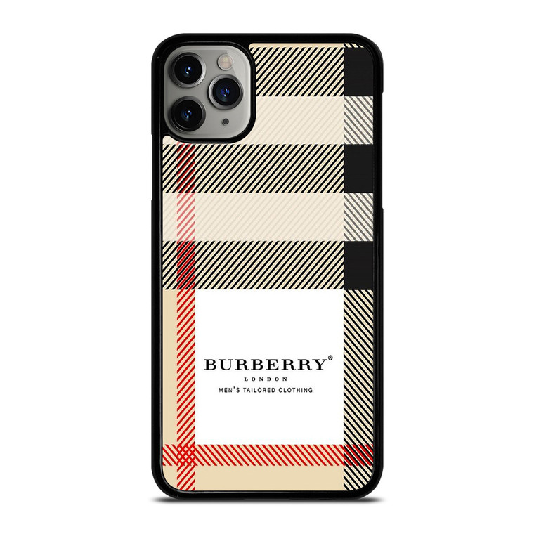 BURBERRY LONDON PATTERN LOGO iPhone 11 Pro Max Case Cover