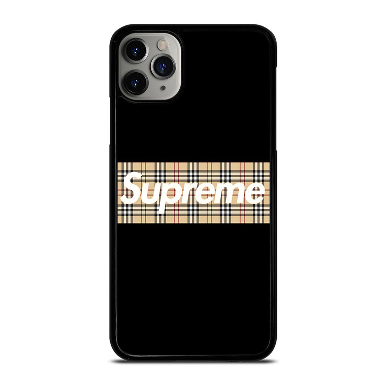 BURBERRY X SUPREME 3 iPhone 11 Pro Max Case Cover