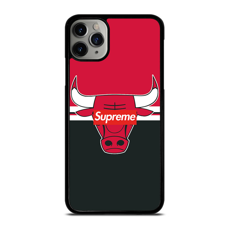 CHICAGO BULLS SUPREME LOGO iPhone 11 Pro Max Case Cover
