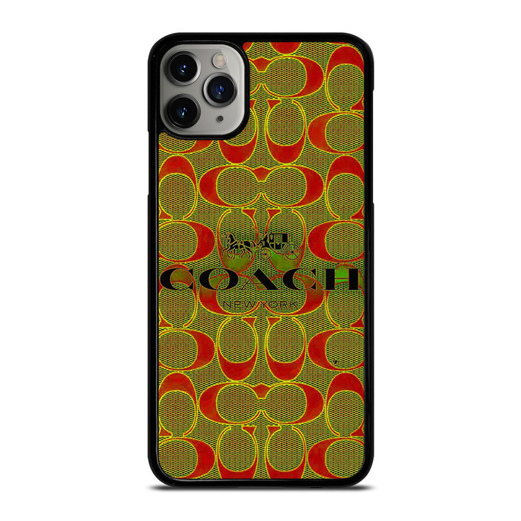 COACH NEW YORK LOGO GREEN RED ICON iPhone 11 Pro Max Case Cover