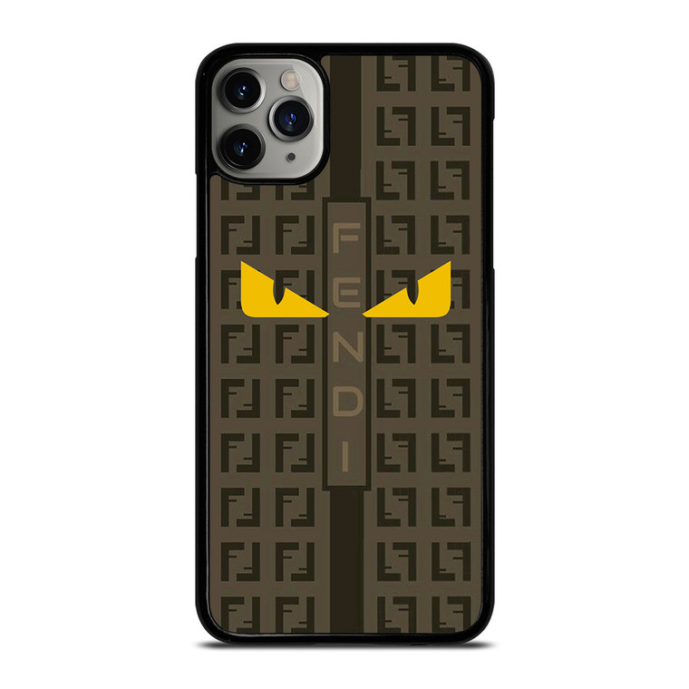 FENDI PARIS EYES PATTERN iPhone 11 Pro Max Case Cover
