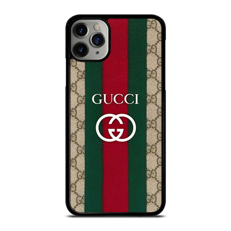 GUCCI LOGO FABRIC iPhone 11 Pro Max Case Cover