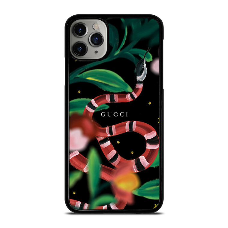 GUCCI SNAKE AND FLOWER iPhone 11 Pro Max Case Cover