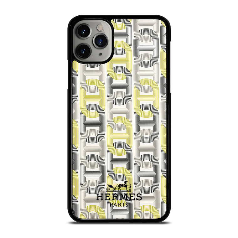 HERMES PARIS LOGO PATTERN iPhone 11 Pro Max Case Cover