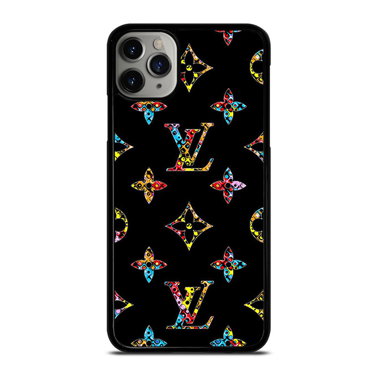 LOUIS VUITTON LOGO LV BLACK COLOR MIX iPhone 11 Pro Max Case Cover