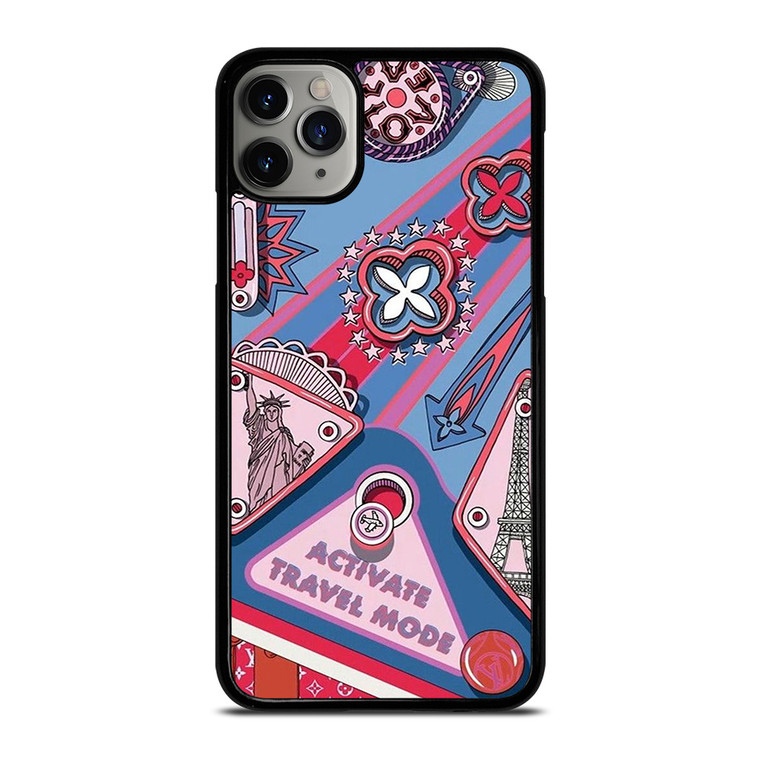 LOUIS VUITTON LOGO LV TRAVEL MODE iPhone 11 Pro Max Case Cover
