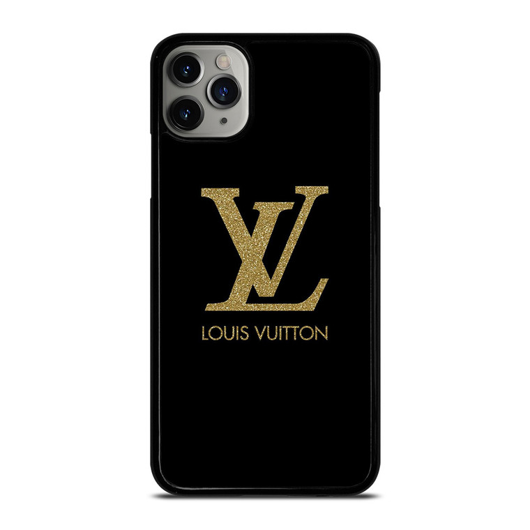 LOUIS VUITTON LV LOGO BLACK GOLD iPhone 11 Pro Max Case Cover