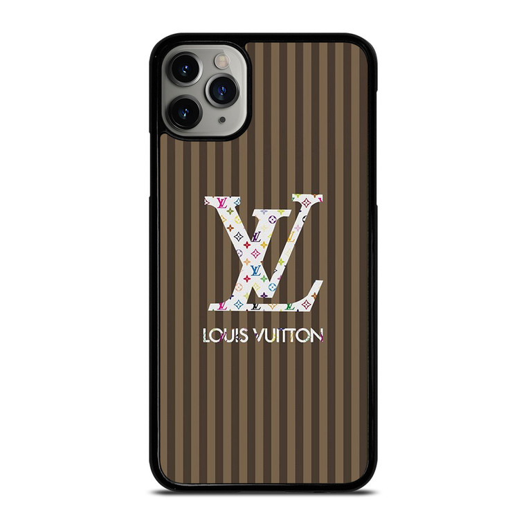 LOUS VUITTON LOGO LV BROWN STRIPES ICON iPhone 11 Pro Max Case Cover