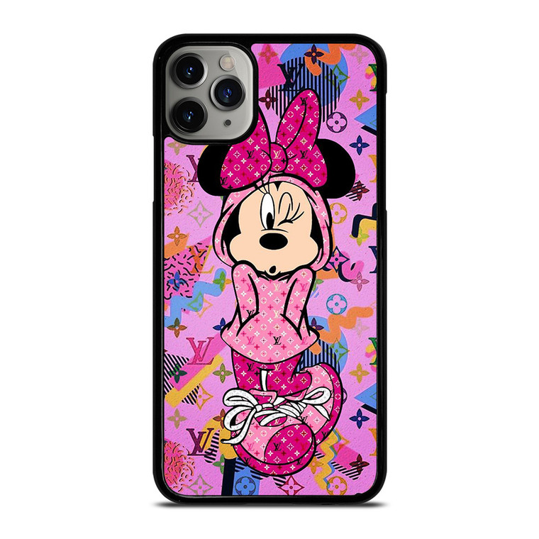 MINNIE MOUSE DISNEY FEAT LOUIS VUITTON LV PINK iPhone 11 Pro Max Case Cover