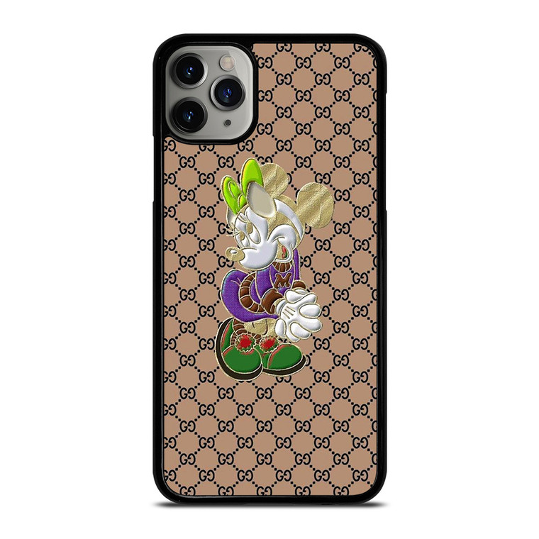 MINNIE MOUSE GUCCI PATTERN LOGO iPhone 11 Pro Max Case Cover MINNIE MOUSE GUCCI PATTERN LOGO iPhone 11 Pro Max Case Cover