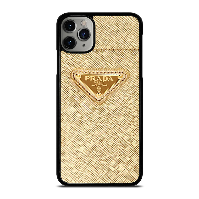 PRADA LOGO GOLD iPhone 11 Pro Max Case Cover
