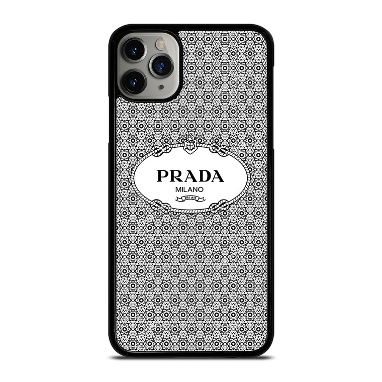 PRADA MILANO PATTERN iPhone 11 Pro Max Case Cover