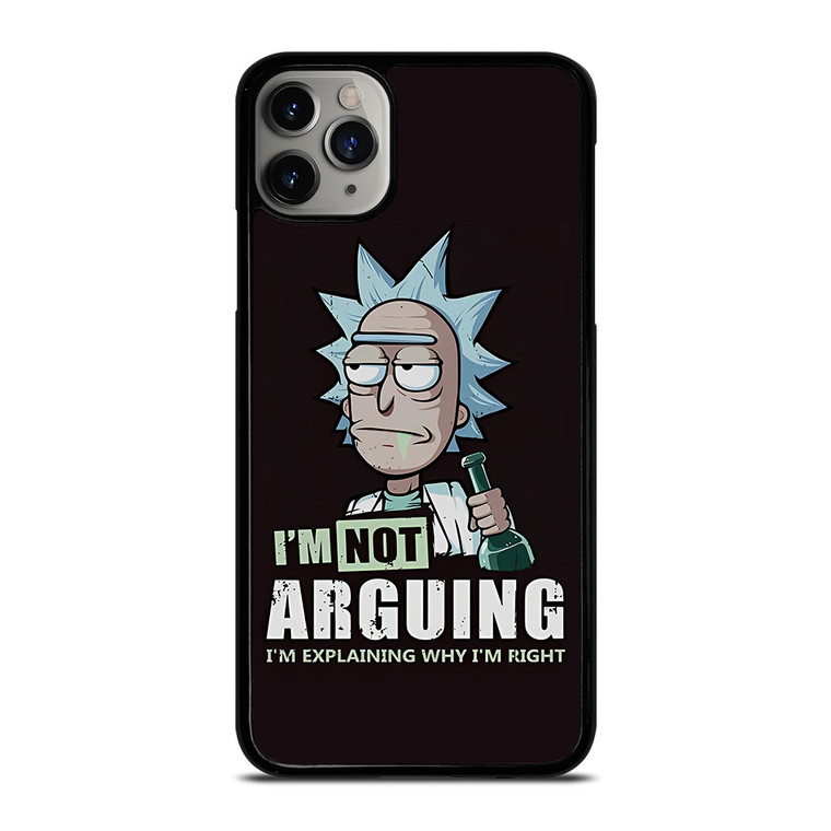 RICK AND MORTY NOT ARGUING iPhone 11 Pro Max Case Cover