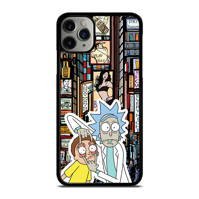 RICK AND MORTY TIMES SQUARE ART iPhone 11 Pro Max Case Cover