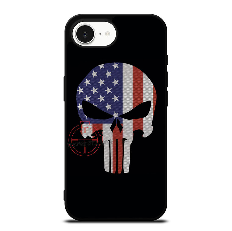 AMERICAN FLAG PUNISHER iPhone 16e Case Cover
