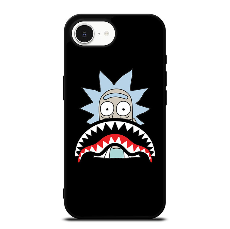 BAPE SHARK RICK AND MORTY iPhone 16e Case Cover