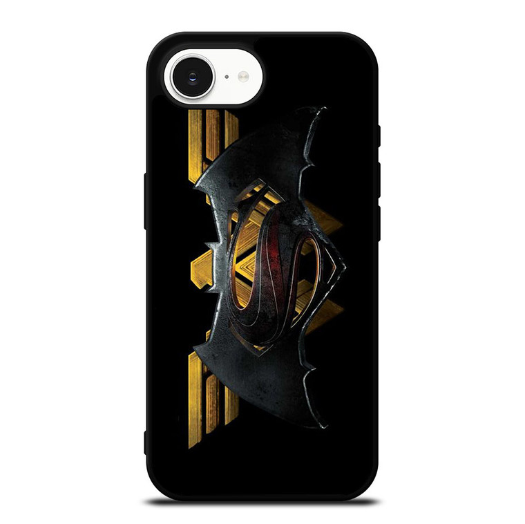 BATMAN WONDER WOMAN METAL LOGO iPhone 16e Case Cover