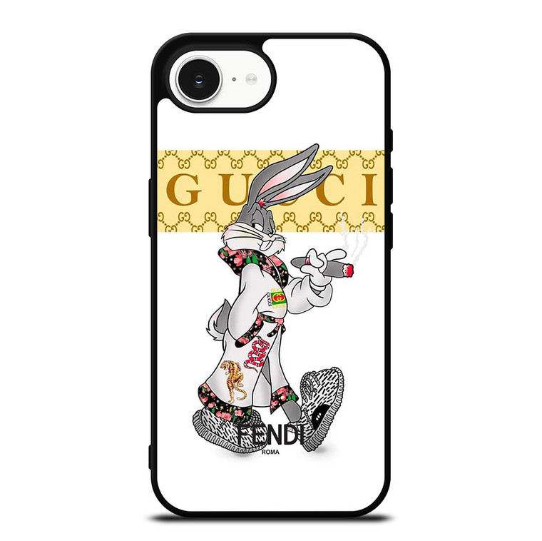 BUGS BUNNY GUCCI FENDI ROMA LOGO iPhone 16e Case Cover