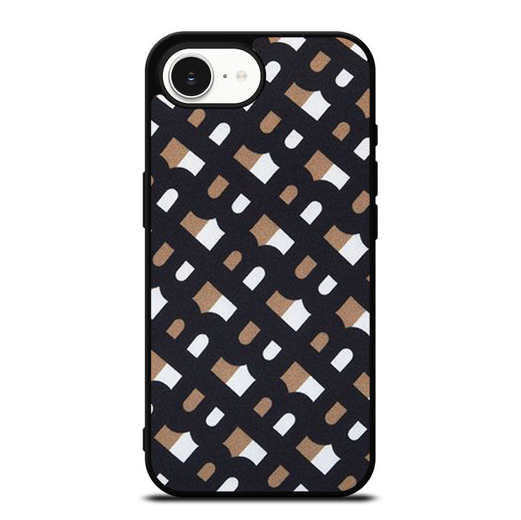 BURBERRY LONDON LOGO FABRIC PATTERN iPhone 16e Case Cover