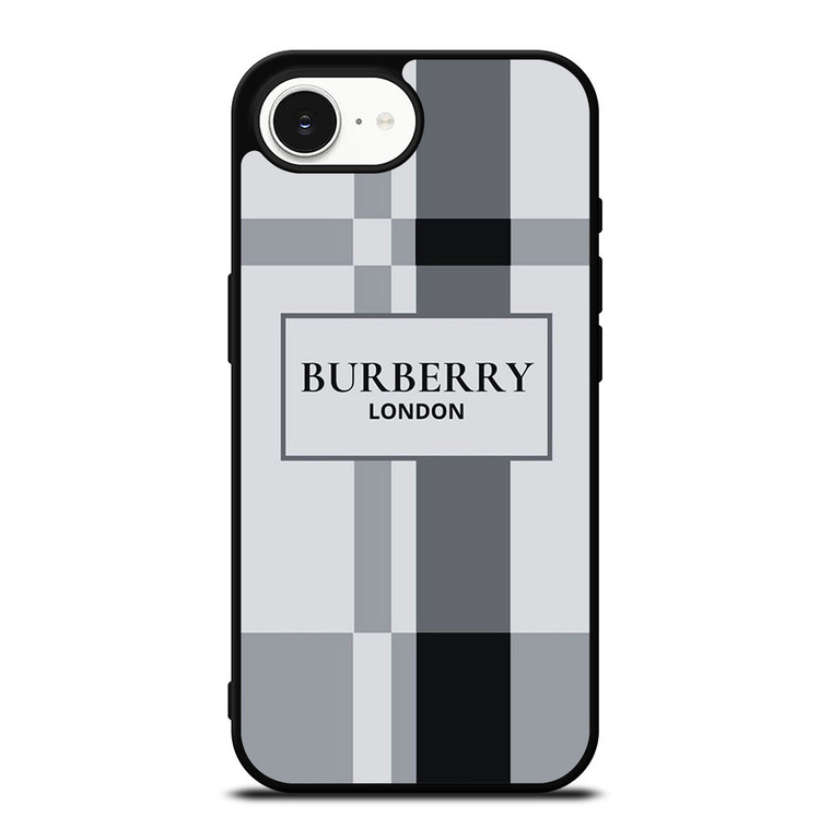 BURBERRY LONDON LOGO GREY iPhone 16e Case Cover
