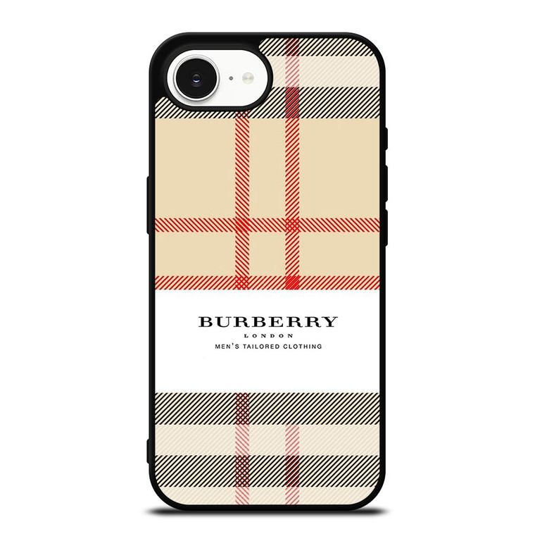 BURBERRY LONDON MEN'S TAILORED CLOTHING iPhone 16e Case Cover