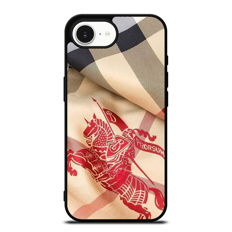 BURBERRY LONDON PATTERN LOGO EMBLEM iPhone 16e Case Cover