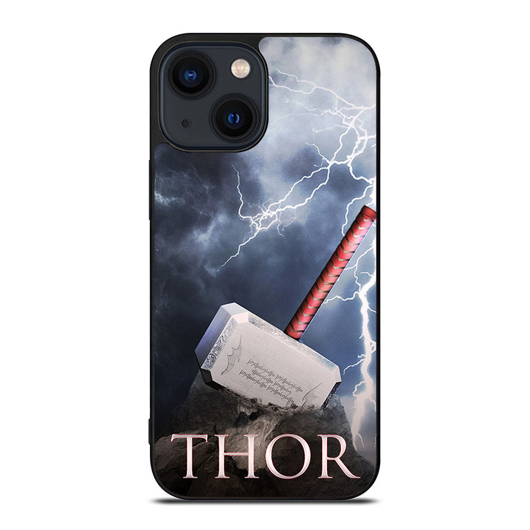 THOR HAMMER MARVEL  iPhone 14 Plus Case Cover