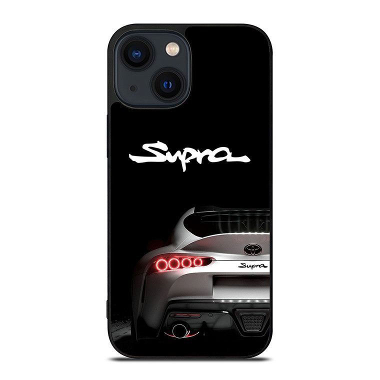 TOYOTA SUPRA CARS WHITE  iPhone 14 Plus Case Cover