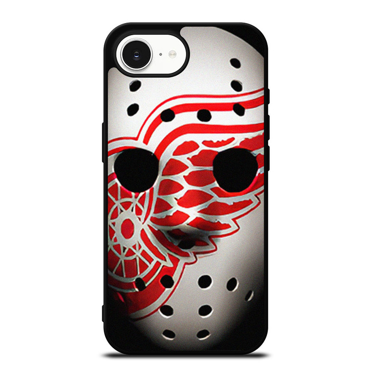 DETROIT RED WINGS JASON VOORHEES MASK iPhone 16e Case Cover
