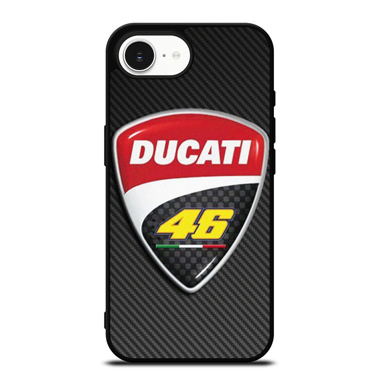DUCATI VR46 VALENTINO ROSSI CARBON EMBLEM iPhone 16e Case Cover