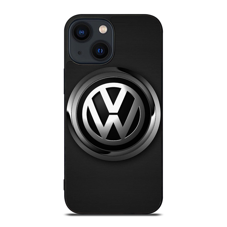 VW VOLKSWAGEN METAL CARBON  iPhone 14 Plus Case Cover