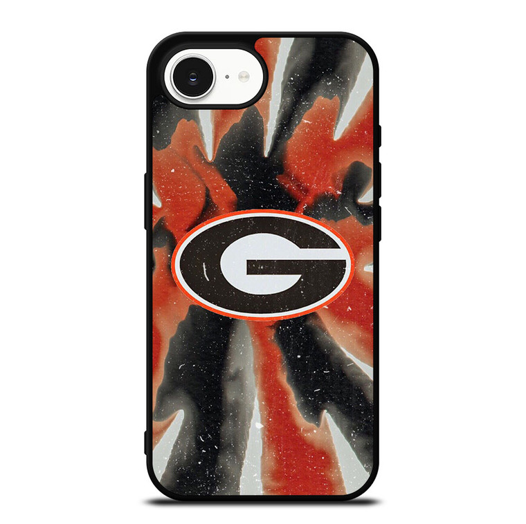 GEORGIA BULLDOGS PSYCHEDELIC LOGO iPhone 16e Case Cover
