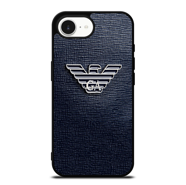 GIORGIO ARMANI EMBOSSED LOGO iPhone 16e Case Cover